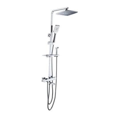 China With Thermostatic Slide Bar Pexmax Shower System Faucet Shower Set High Pressure Shower Head Set for sale