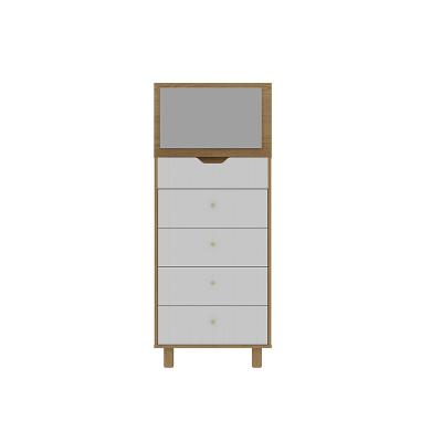 China Economical Easy Assembly Custom Design Hot Sale With Mirror Bed Sideboard Cabinet for sale