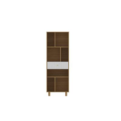 China New Arrival Scandinavian Design Easy Assembly Wooden Book Cabinet for sale