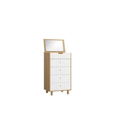 China Modern New Arrival Vanity Table Dresser Foldable With Mirror Chest Of Drawers With Mirror for sale