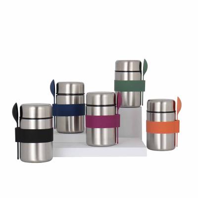 China Sustainable High Quality Hot Stainless Steel Food Thermostat Food Flask Vacuum Lunch Box Container for sale