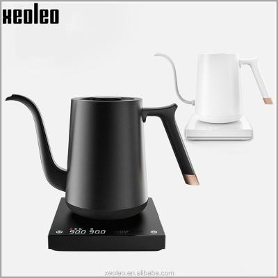 China WITH LID 700ml Smart Coffee Kettle Quick Heating Electric Coffee Pot Kettle Hand Brewed Coffee Temperature Digital Variable Gooseneck for sale