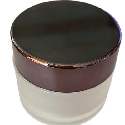 China Hot Selling Cosmetic 0.5OZ, 1OZ, 2OZ Frosted Cosmetic Jar Acrylic Powder Cosmetic Jar JA-205 for sale