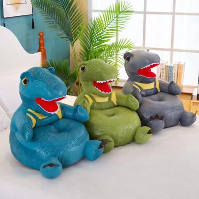 China Wholesale creative plush child couch cartoon dinosaur sofa chair baby chair stuffed toy baby gift for sale