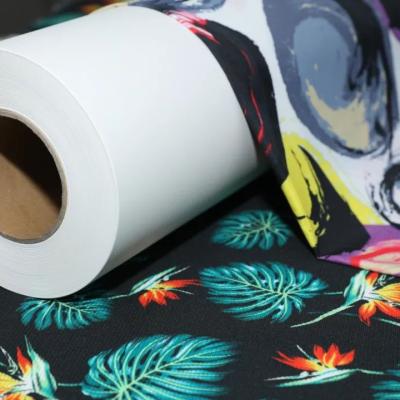 China Textiles 110gsm Sticky Sublimation Paper  High Quality for stretch fabric for sale