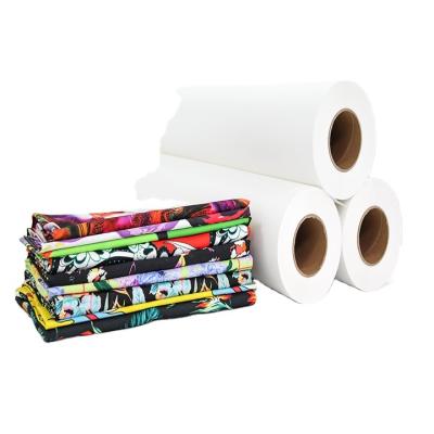 China Drying fast China Dye sublimation paper transfer printing roll 35g 43g 48g 60g 80g 90g 100g for sale