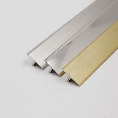 China Free Sample Modern OEM Logo Customized Decorative Aluminum Chrome Metal Strips Tile Trim for sale