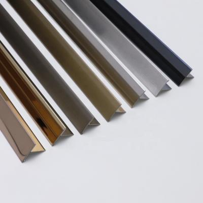 China Factory Modern Custom Area T Shape Ceramic Stainless Steel Tile Trim Corners for sale