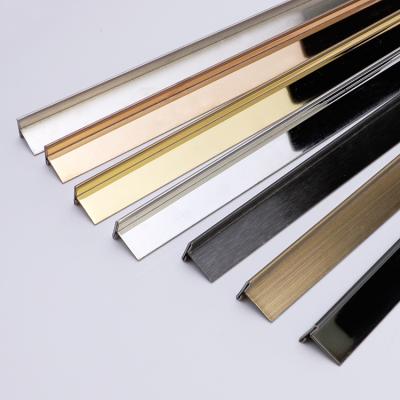 China Modern Wholesale Free Sample Custom Stainless Steel Tile Trim Decoration for sale