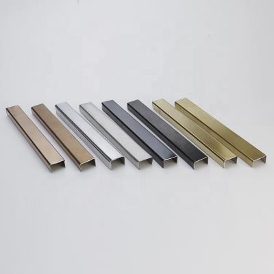 China Factory Area Modern Wholesale Custom Stainless Steel Interior Tile Trim for sale