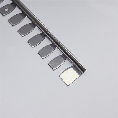 China Modern Multiple Color Free Sample Stainless Steel Tile Custom Trim L Shape Polished for sale