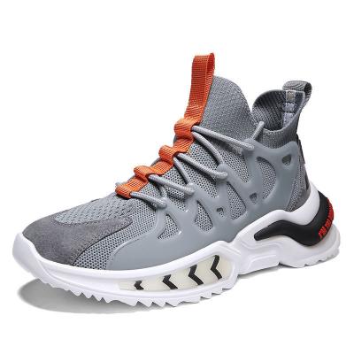 China New fashion trend personality thick net outdoor casual men's sports shoes fully match color for sale