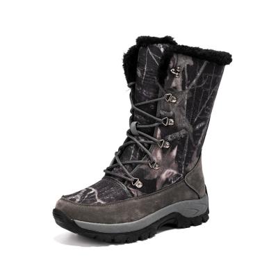 China CUSHIONING Fashion Large Size Outdoor Warm Camouflage Non-slip Warm Camouflage Leisure Winter High Top Sports Snow Boots For Men for sale