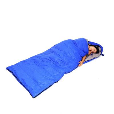 China Envelope type outdoor camping high quality schlafsack ultralight waterproof envelope double down duck down sleeping bag for sale