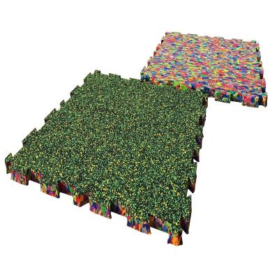 China Eco-Friendly Indoor Rubber Made Gym Flooring Flooring Flooring Shock Absorbent Laminated Interlocking Tiles Rubber Flooring Rubber Mats for sale