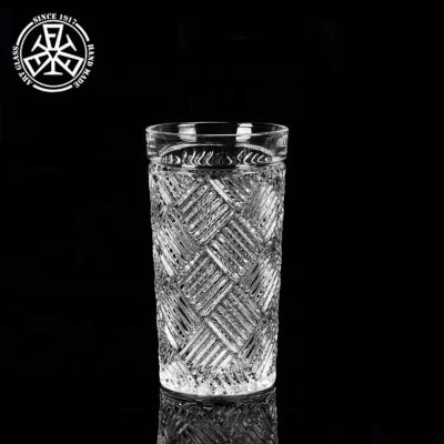 China New Crystal Glass Pure Collection Highball Hand Pressed Drinking Glass Cup Ball Classic/Postmodern High Glass for sale