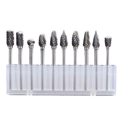 China YG-8 Hardness Tungsten 6mm Rotary Handle * 12mm Carbide Burrs for sale