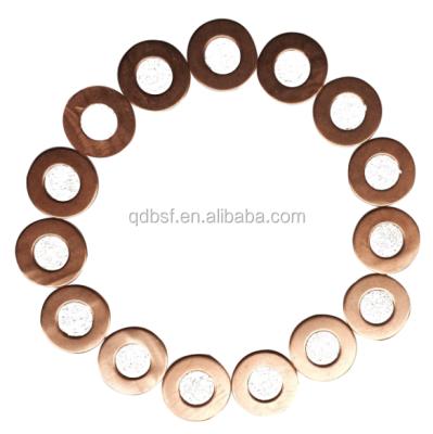 China Copper Coated Stainless Steel Dent Pulling Ring Washer For Car Spot 55.5mm Soldering Panel Welder A01016 for sale