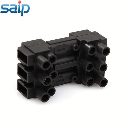 China PA66 PA66 0.5mm-4mm wire flame retardant nylon connector for lamp terminal block connector light terminal strip for sale