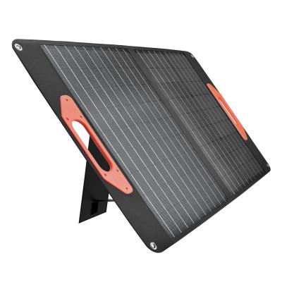 China Charing Mobile Phones RV Mono Outdoor Camping 100W Folding Solar Panel Charger For Charging Power Charging Station for sale