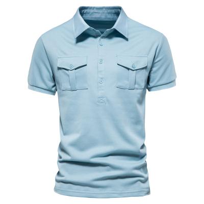 China QUICK DRY T-shirt Men's White Polo Golf Spring Uniforms Summer High Quality QUICK DRY Casual Cotton Shirts for sale