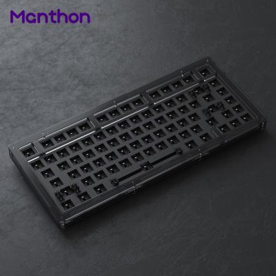 China Anti-ghosting AKKO ACR75 75% 81 Keys Per Trim Mount RGB DIY Mechanical Keyboard Kit rcylic with Acrylic-stacked Case for sale