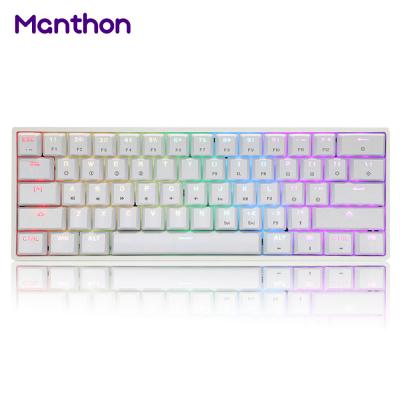 China SKYLOONG GK61 SK61 61 Anti-Ghosting USB Keys Wired RGB Backlit Mechanical Gaming Keyboard For PC Tablet Laptop for sale