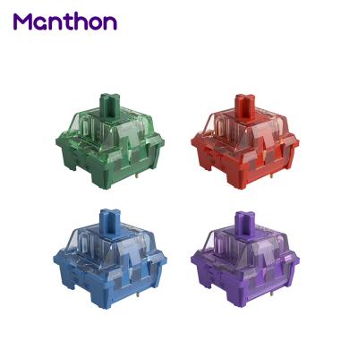 China Anti-ghosting AKKO 45pcs Lavender Radiant White Purple Rose Red Matcha Green Vintage CS Ocean Blue Mechanical Keyboard Switch for sale