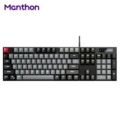 China Anti-ghosting OEM Keychron K1 C2 104 Keys 100% Full Size RGB Layout Hot Swap Mechanical Keyboard for sale