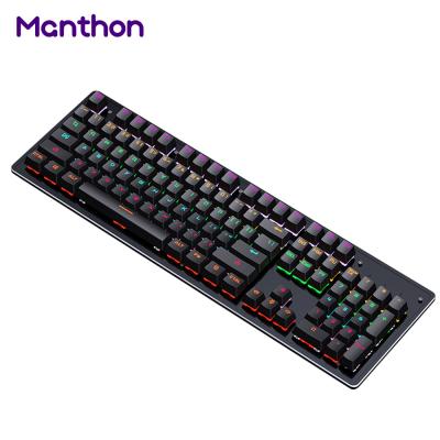 China Anti-Ghosting China OEM Raise K880 G21 104 Keys Fully Mechanical Gaming Keyboards for sale