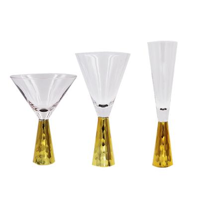 China Wholesale Luxury Supplier Classic Crystal Champagne Flute With High Stem for sale