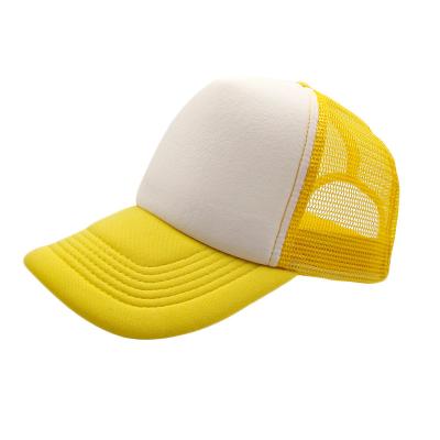 China COMMON Custom 5 panel Cotton Basketball Sports Hats Mesh Foam Hat for sale