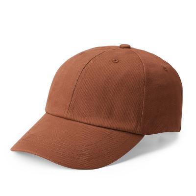 China 6-Panel Hat Solid Color 100% cotton blank plain soft top embroidery sports cap unstructured Dad hats for sale