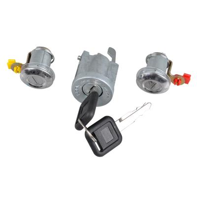 China Factory price zinc alloy car pair lock cylinder with ignition lock, 8970352930 for Isuzu 600P for sale