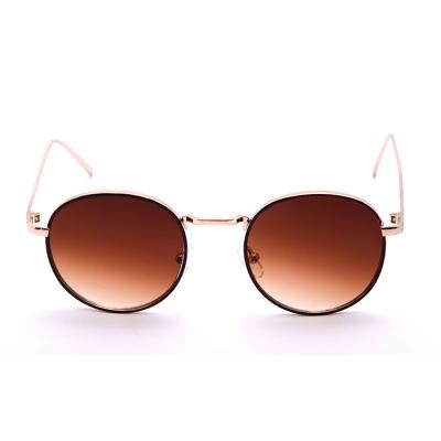 China Fashion Sunglasses Round Shape Without Tips Factory 2020 Ready Metal Cheap Sunglasses Unisex for sale