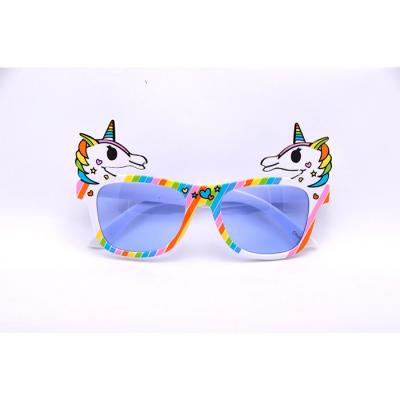 China Fashion Sunglasses 2021 New Fashion Party Unicorn Horse Animal Frame Children Kids Sunglasses for sale