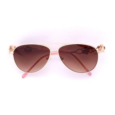 China 2020 fashion sunglasses FASHION FLOWER METAL LATEST KIDS GIRLS LUXURY SUNGLASSES for sale