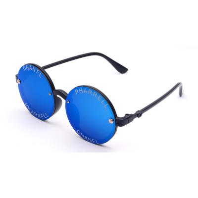 China Fashion Sunglasses 2021 Hot Selling Fashion Boys Girls Shade Eyewear UV400 Children's Cute Round Kids Sunglasses for sale