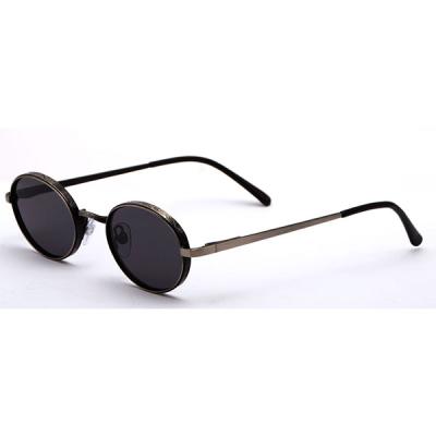 China Fashion sunglasses 2021 classic sunglass FY051907 men lady women stainless steel latest new vintage retro design small size round shape for sale