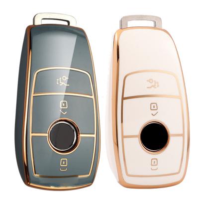 China Protect To Decorate Car Remote Key Car Key Cover For Mercedes Benz 2017 W213 E Class E200 E260 E300 E320 2018 GLS S Class GLA for sale