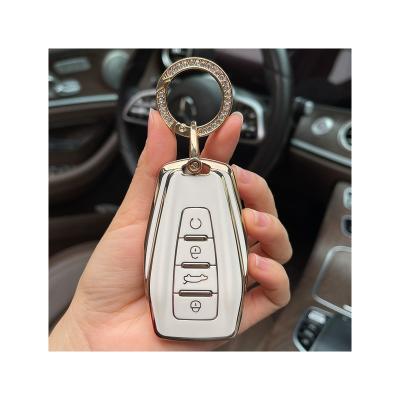 China Protect Decorate Car Key Car Key Case Cover For Geely Tugella EPro Emgrand L Geometry A.C. EX3 Geely GC9 Proton X7 Atlas S GS GL EV RS Coolray Pro for sale