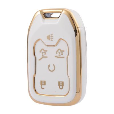 China Protect Decorate Soft Car Key Tpu Car Key Case Cover For GMC Chevrolet Colorad Silverado Key Shell Fob Cover Car Accessories for sale