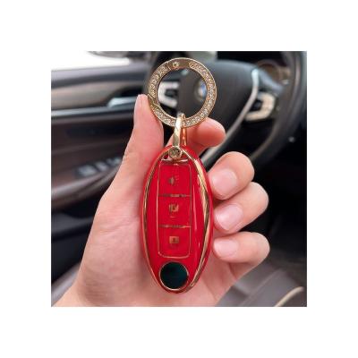 China TPU Keyring Car Key Cover for Nissan Qashqai Juke F15 J10 J11 X-Trail T32 T31 Pathfinder Pulsar Altima Maxima Rogue for sale