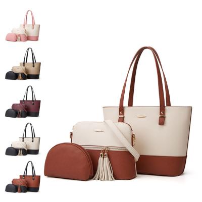 China Fashion Eg110 Logo Fashion Custom Design High Quality 3 in 1 Set Luxury Handbags Ladies Handbags For Women for sale