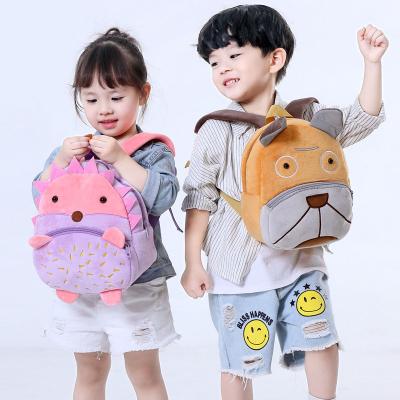 China Hot Sale 3D Plush Backpack Cartoon School Bag Cute Zoo Satchel Cartoon Toddler Kids Toddler Girls Boys Animal Kids Backpack Bags for sale