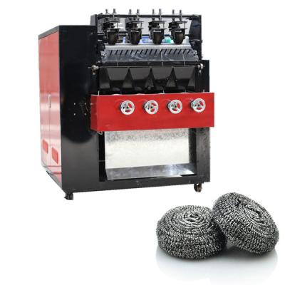 China Hotels Steel Wire Ball Production Machine Stainless Steel Scourer Making Machine for sale