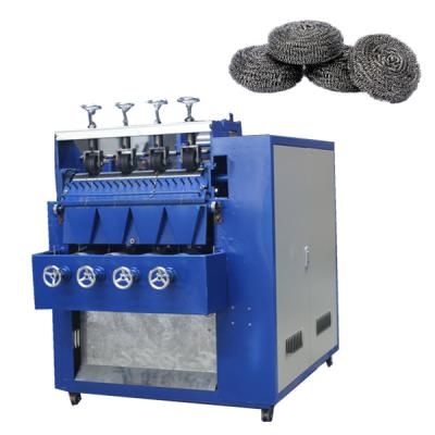 China Building material shops source factory automatic mesh scourer making machine kitchen scourer making machine for sale