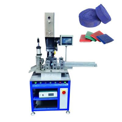 China Factory 4200W kitchen scourer pad making machine/cleaning sponge pad welding and cutting machine factory price for sale