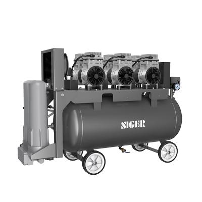 China Metal Factory Supplier Siger Air Compressor SP220 Snowstorm Filling Method With Filtration Device Dental Chair Compressor for sale