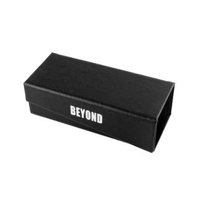 China Folding PU+Cardboad Sunglasses Case With PU Matte Cloth Foldable Case 3078 Sunglasses Packing Case Glasses for sale